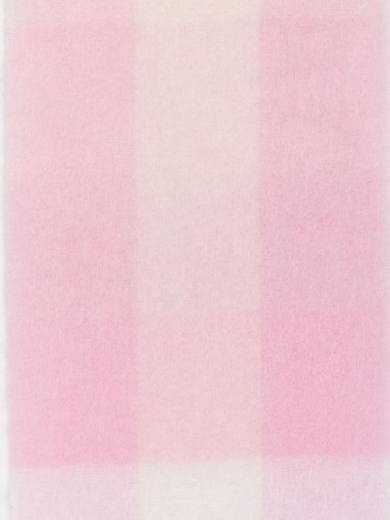 26FW 아크네 스튜디오 모헤어 체크 머플러 CA0084DDTL PINK - ACNE STUDIOS