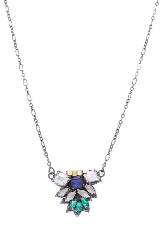  Saachi 목걸이/팬던트 사치 모던 모자이크 크리스탈 펜던트 목걸이 게인즈버러 - OTHER BRANDS