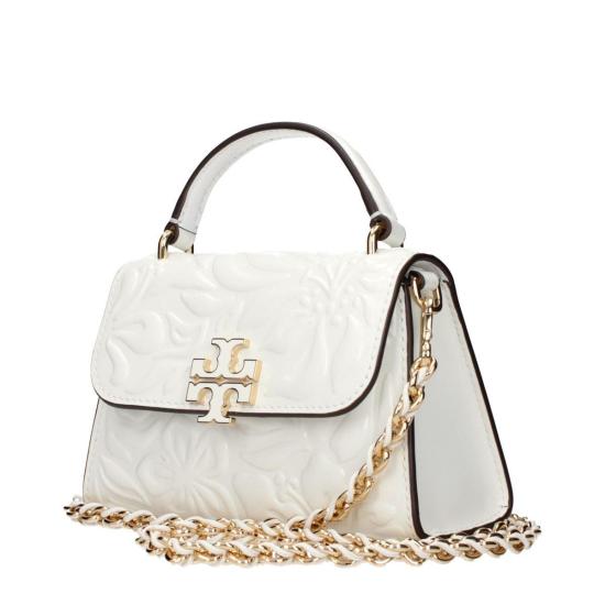  토리버치 가방 가죽 핸드백 화이트 - TORY BURCH
