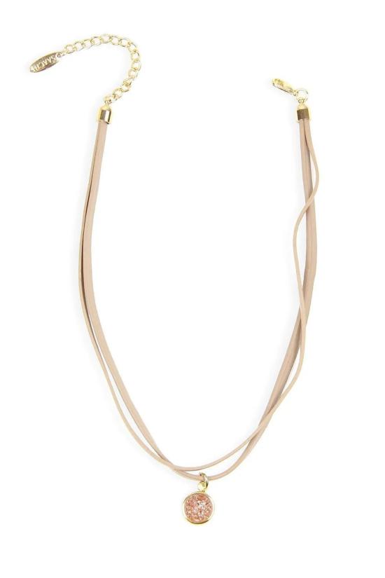  Saachi 목걸이/팬던트 사치 드루지 가죽 레이어드 초커 린넨 - OTHER BRANDS