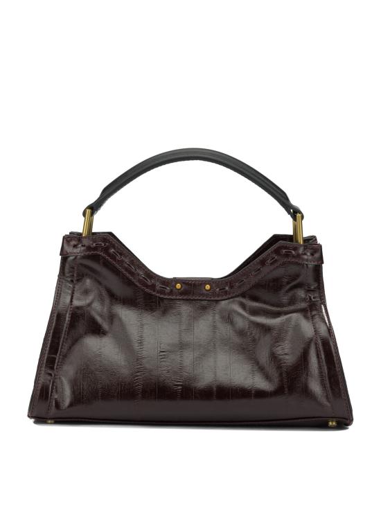26FW 지아니 끼아리니 토트백 BS12685EEL PSLYAURORA14601 ANTIQUE RUBY Bordeaux