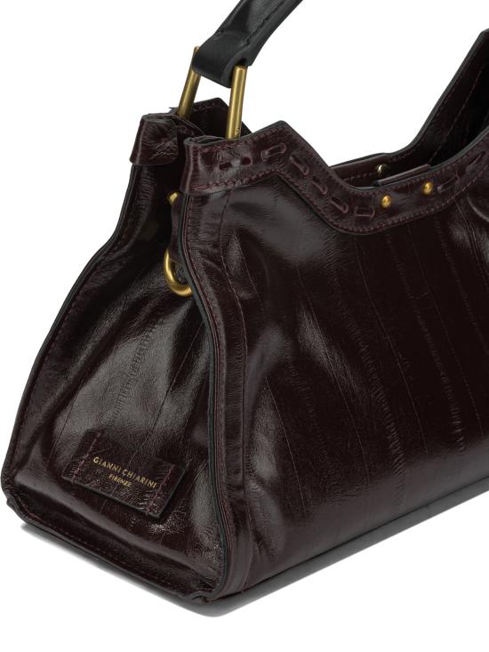 26FW 지아니 끼아리니 토트백 BS12685EEL PSLYAURORA14601 ANTIQUE RUBY Bordeaux - GIANNI CHIARINI