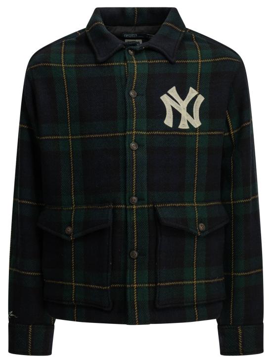 26FW 폴로 랄프로렌 자켓 710B271770017450 GREEN NVY MULTI Blue