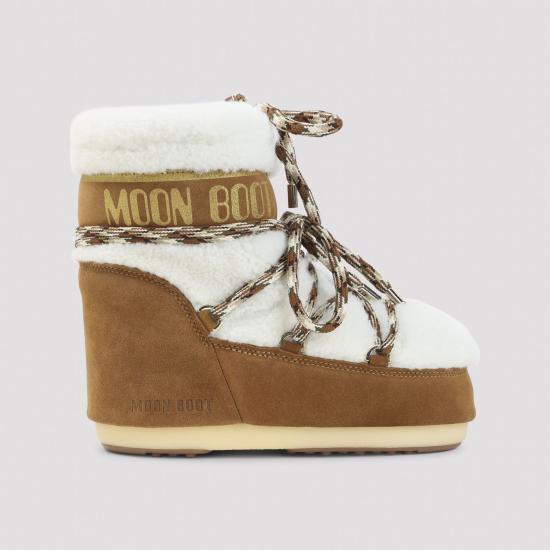 26FW 문부츠 아이콘 나일론 로우 부츠 80D1409580 MA03 WHITE - MOON BOOT