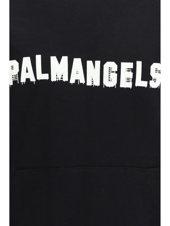 26FW 팜앤젤스 후드 티셔츠 PAMBB003FL007 1003 BLACK - PALM ANGELS
