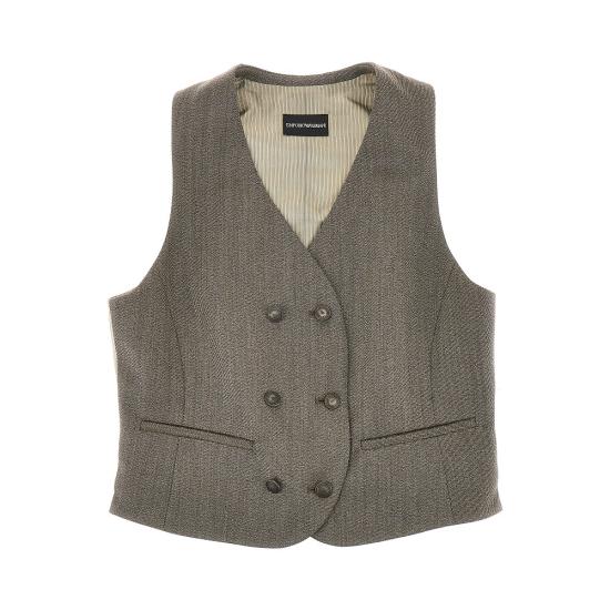 26FW 엠포리오 아르마니 반팔 티셔츠 EW005857TE23226 O1003 KHAKI