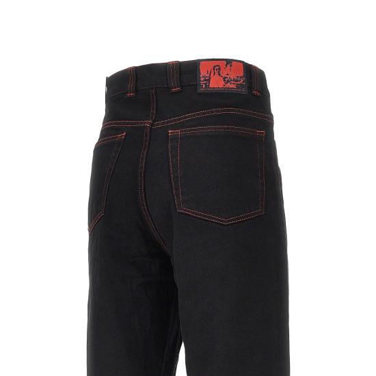 26FW 폴라 스케이트 스트레이트 팬츠 POL 93DAN BLACK RED - POLAR SKATE