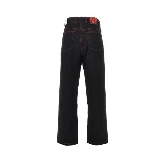 26FW 폴라 스케이트 스트레이트 팬츠 POL 93DAN BLACK RED - POLAR SKATE