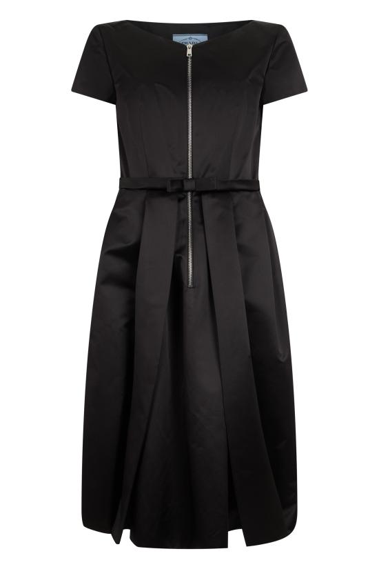 26FW 프라다 미디 원피스 P3T44XSOOO1653F0002 black