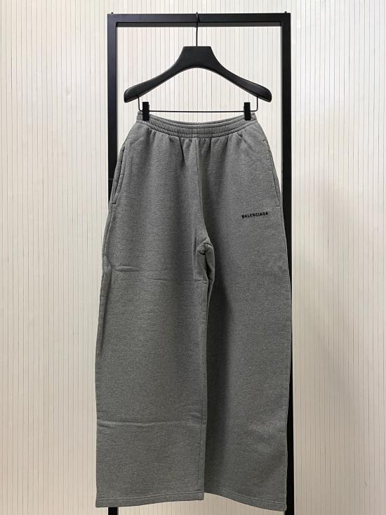 26FW 발렌시아가 배럴 스웨트팬츠 A009D7TUVA48519 heather grey - BALENCIAGA