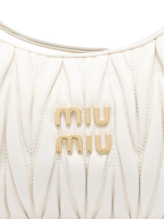26FW 미우미우 완더 마테라쎄 나파 레더 호보 백 5BC125VOOYAN88F0009 green - MIU MIU