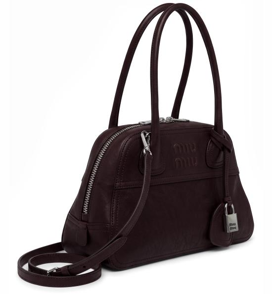 26FW 미우미우 비반트 나파 레더 백 5BB200VOOO2BBLF0399 Burgundy - MIU MIU