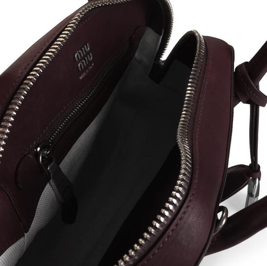 26FW 미우미우 비반트 나파 레더 백 5BB200VOOO2BBLF0399 Burgundy - MIU MIU
