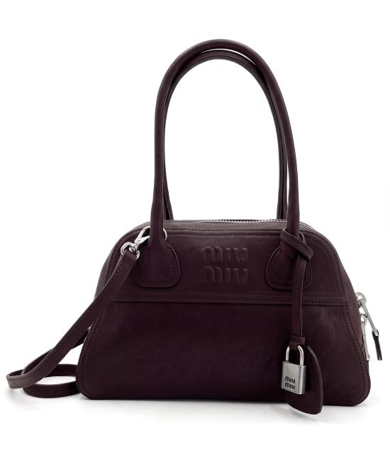 26FW 미우미우 비반트 나파 레더 백 5BB200VOOO2BBLF0399 Burgundy - MIU MIU