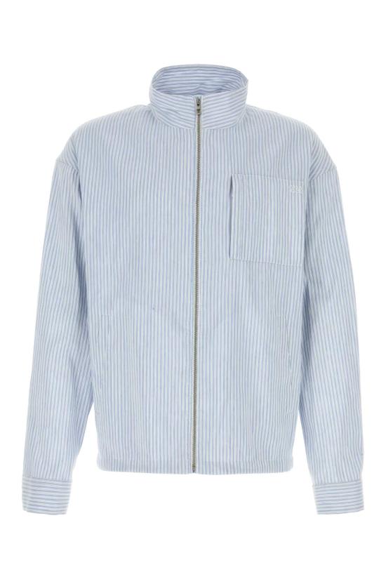 26FW 로에베 자켓 H526Y02WEQ WHITELIGHTBLUE STRIPPED