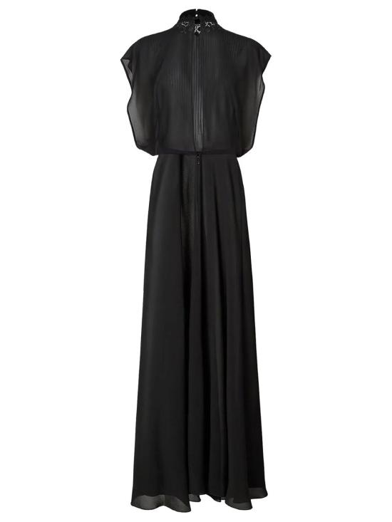 26FW 펜디 미디 원피스 FDD695B1UKF0QA1 BLACK - FENDI