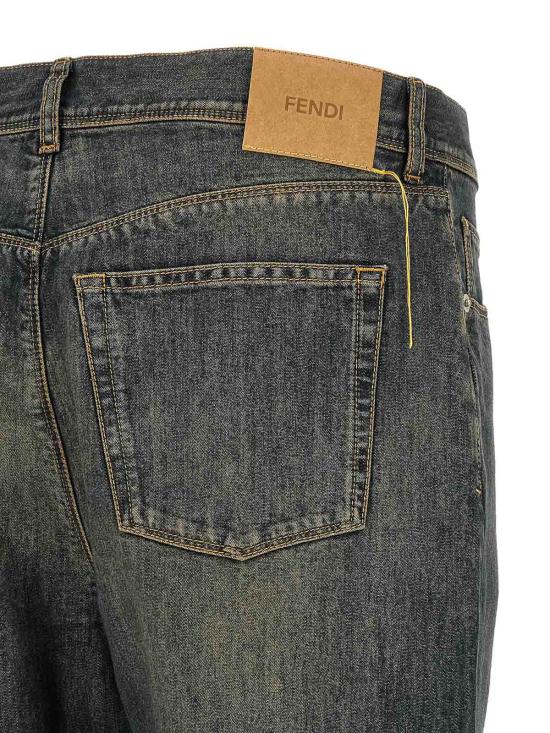 26FW 펜디 스트레이트 팬츠 FLP377B1PDF19S8 BLUE - FENDI