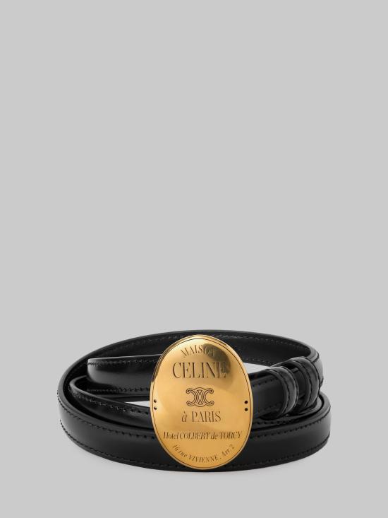 26FW 셀린느 레귤러 벨트 B10HM3A01 GHQ8 BLACK - CELINE