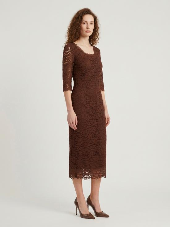 26FW SUTTON NEW YORK 미디 원피스 4315B12652 CIOCCO BROWN - SUTTON NEW YORK