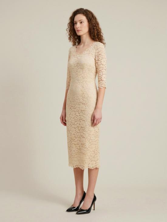 26FW SUTTON NEW YORK 미디 원피스 4315B12652 GESSO WHITE - SUTTON NEW YORK