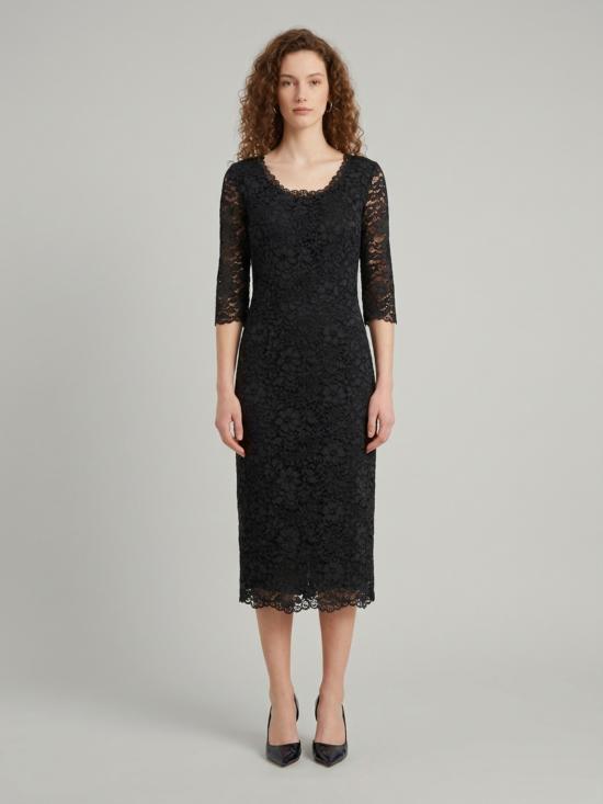 26FW SUTTON NEW YORK 미디 원피스 4315B12652 NERO BLACK