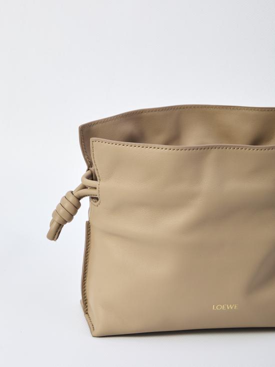 26FW 로에베 나파 카프스킨 미니 플라멘코 클러치 A411FC2XA6 2150 BEIGE - LOEWE