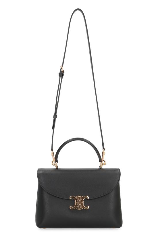 26FW 셀린느 미디움 니노 백 서플 카프스킨 117523FXK 38NO BLACK - CELINE