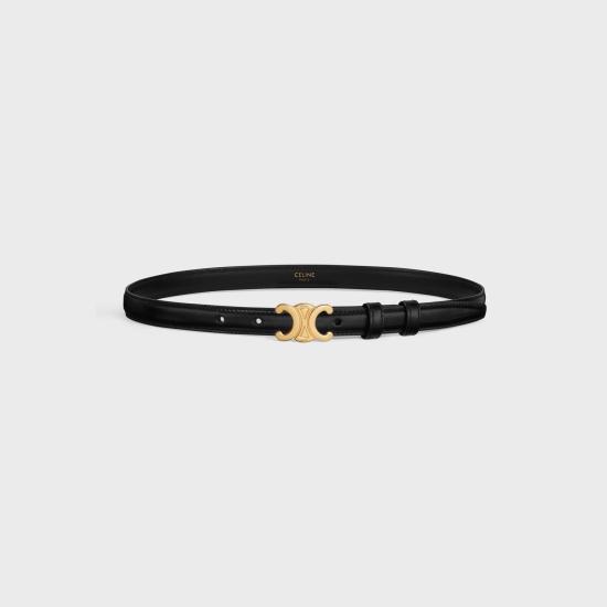 26FW 셀린느 스몰 18mm 트리옹프 벨트 45AX63A01 38NO BLACK - CELINE