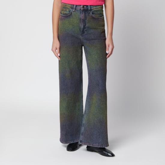 26FW SANDERLAK 스트레이트 팬츠 SLBDDE3010CO MULP MULTICOLOR