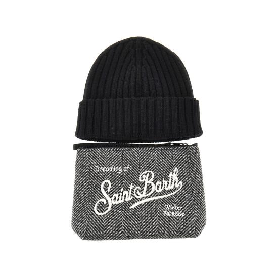 26FW 세인트바쓰 클러치/파우치 BOX0042 03608M BLACK - MC2 SAINT BARTH