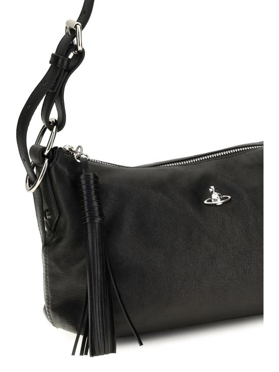 26FW 비비안웨스트우드 레더 호보 숄더백 46020017WL00BXN401 BLACK - VIVIENNE WESTWOOD