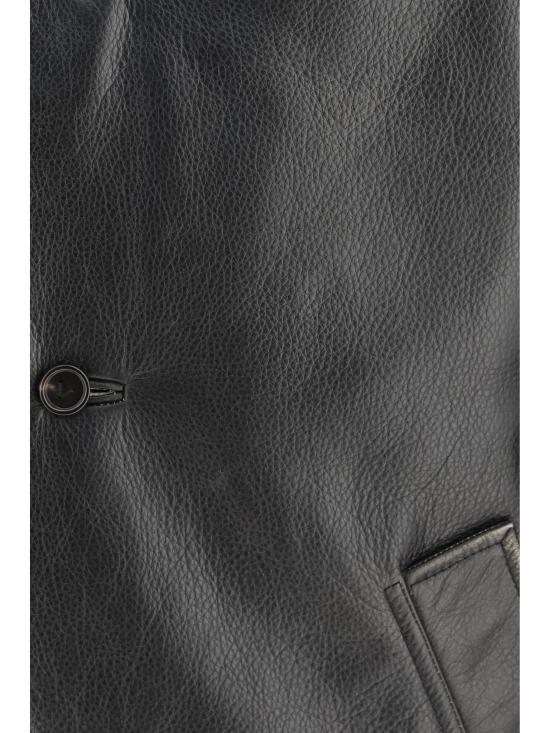 26FW 보테가베네타 자켓 A0046JV6M201010 DOUBLE BLACK - BOTTEGA VENETA