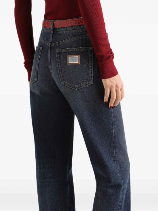 26FW 돌체앤가바나 스트레이트 팬츠 FTDM0DG8PS2S9001 DENIM - DOLCE & GABBANA