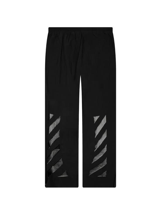26FW 오프화이트 스트레이트 팬츠 OMCJ03QF26FAB001 BLACK - OFF WHITE