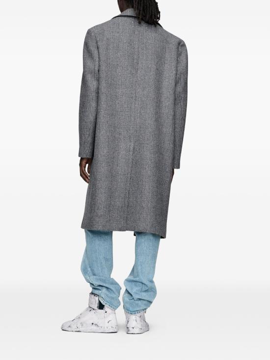 26FW 마르지엘라 스트레이트 팬츠 S50AA0166M35904 001F GREY CHECK - MAISON MARGIELA