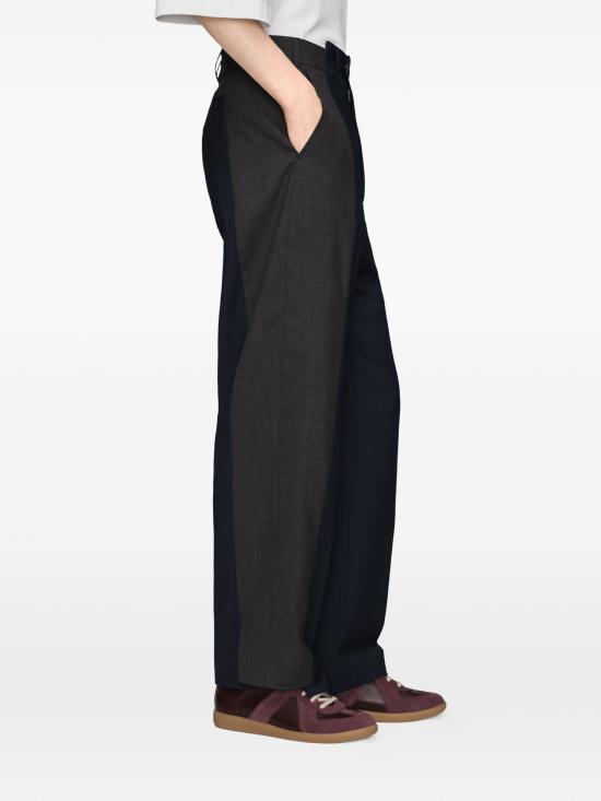 26FW 마르지엘라 투톤 울 트라우저 팬츠 S50KA0734MTN179 962 DARK BLUE CHARCOAL - MAISON MARGIELA