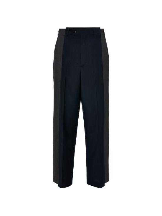 26FW 마르지엘라 투톤 울 트라우저 팬츠 S50KA0734MTN179 962 DARK BLUE CHARCOAL