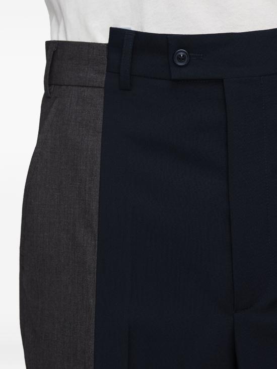 26FW 마르지엘라 투톤 울 트라우저 팬츠 S50KA0734MTN179 962 DARK BLUE CHARCOAL - MAISON MARGIELA