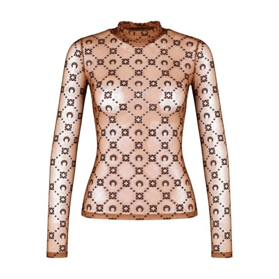 26FW 마린세르 반팔 티셔츠 WTO388ACJER0005BR32 BROWN
