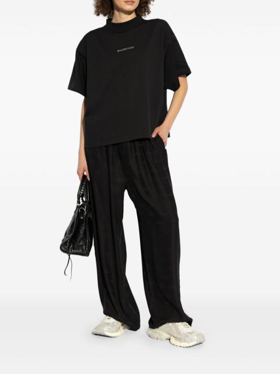  발렌시아가 반팔 티셔츠 818431 TOVJ61000 BLACK - BALENCIAGA