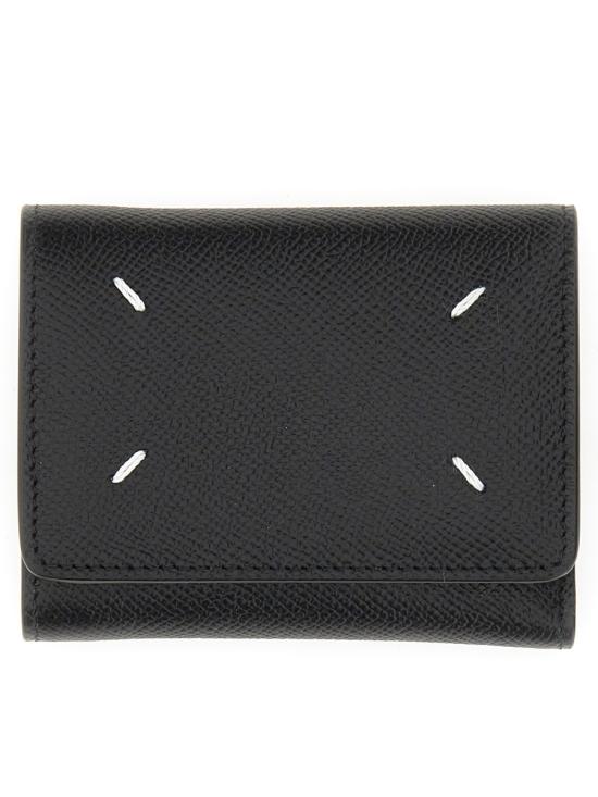 26FW 마르지엘라 4스티치 트라이폴드 지갑 SA3UI0017P4745 T8013 BLACK - MAISON MARGIELA