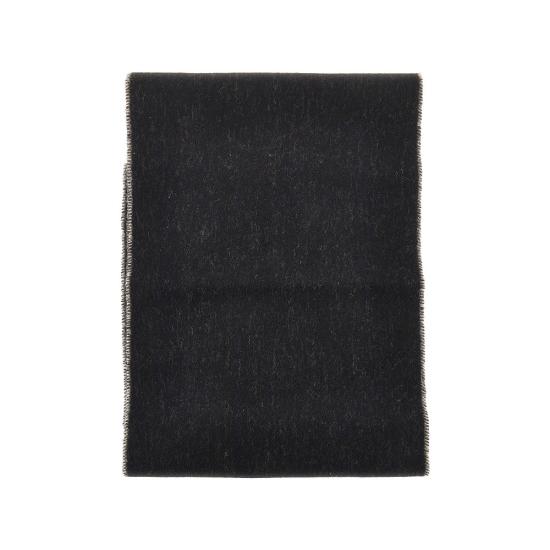 26FW 비비안웨스트우드 싱글 ORB 더블 페이스 머플러 81030006 W01MK N402 BLACK - VIVIENNE WESTWOOD
