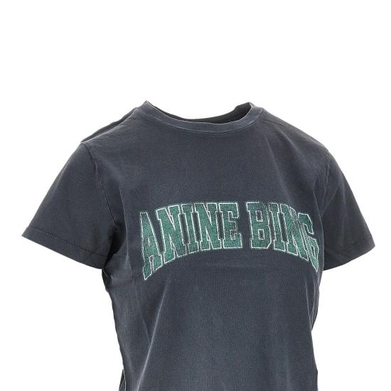 26FW 애니빙 반팔 티셔츠 A 08 12851 WBL1 BLACK - ANINE BING