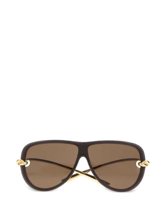 26FW 보테가베네타 선글라스 A002JCVBL80 2003 BROWN GOLD BROWN - BOTTEGA VENETA