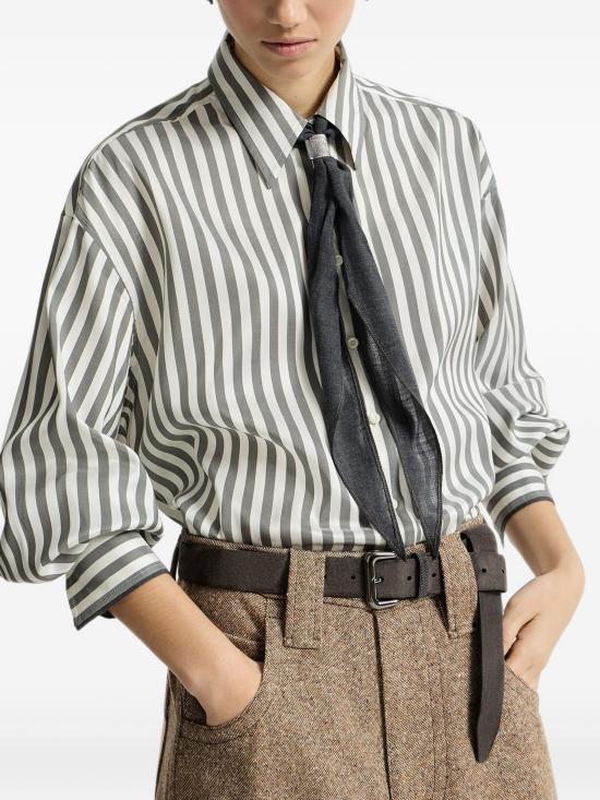 26FW 브루넬로 쿠치넬리 반팔 티셔츠 MG702M2X26 C004 - BRUNELLO CUCINELLI