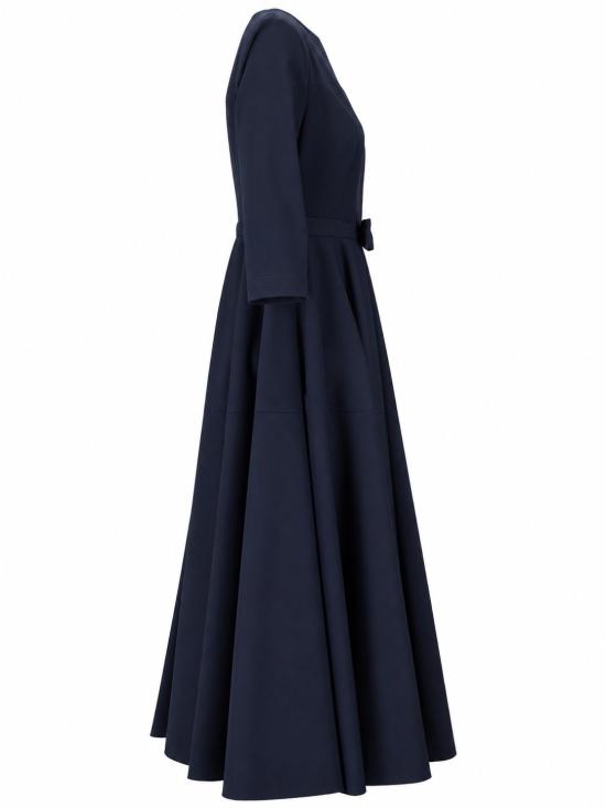 26FW 비베타 미디 원피스 VS2AB0342TE138 6882 DARK BLUE - VIVETTA