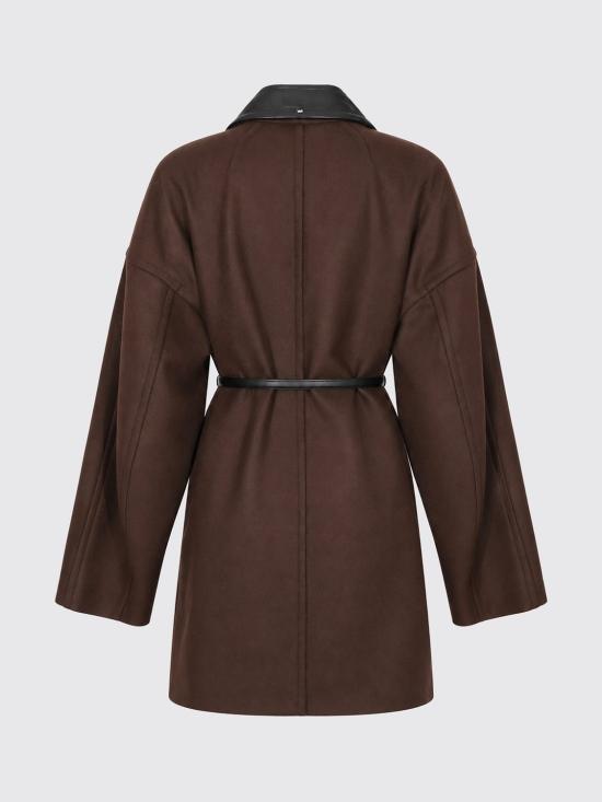 26FW 스포트막스 코트 2622016022600 005 Cocoa - SPORTMAX