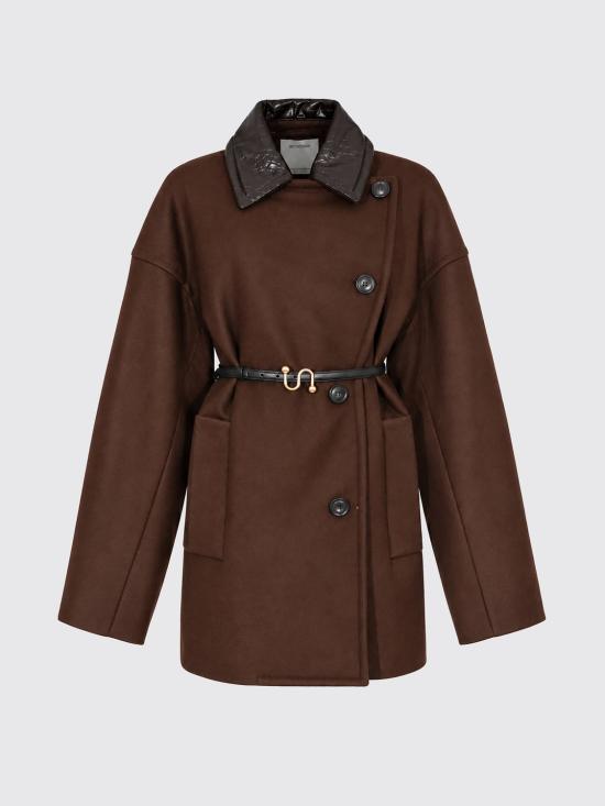 26FW 스포트막스 코트 2622016022600 005 Cocoa - SPORTMAX