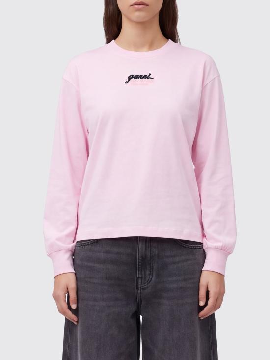 26FW 가니 반팔 티셔츠 A1050223 868 Pink
