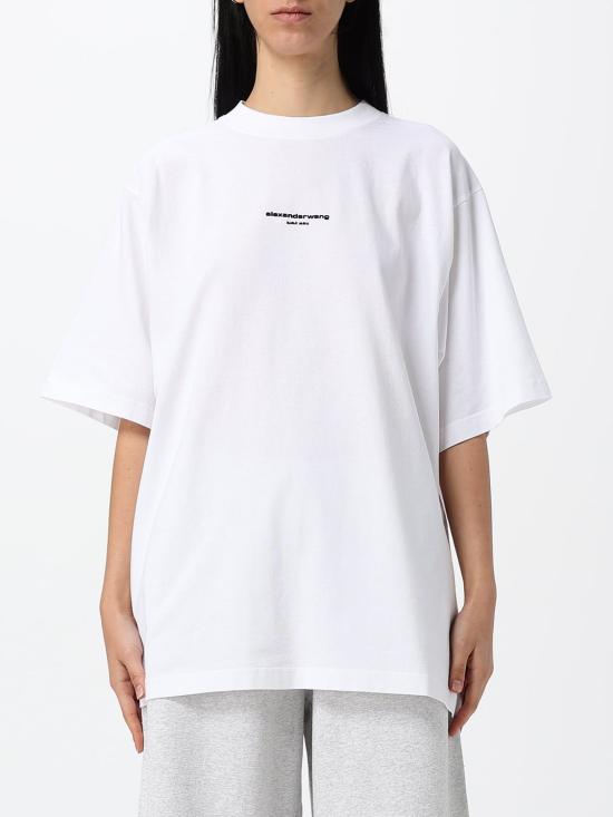 26FW 알렉산더 왕 반팔 티셔츠 UCC3261905 100 White